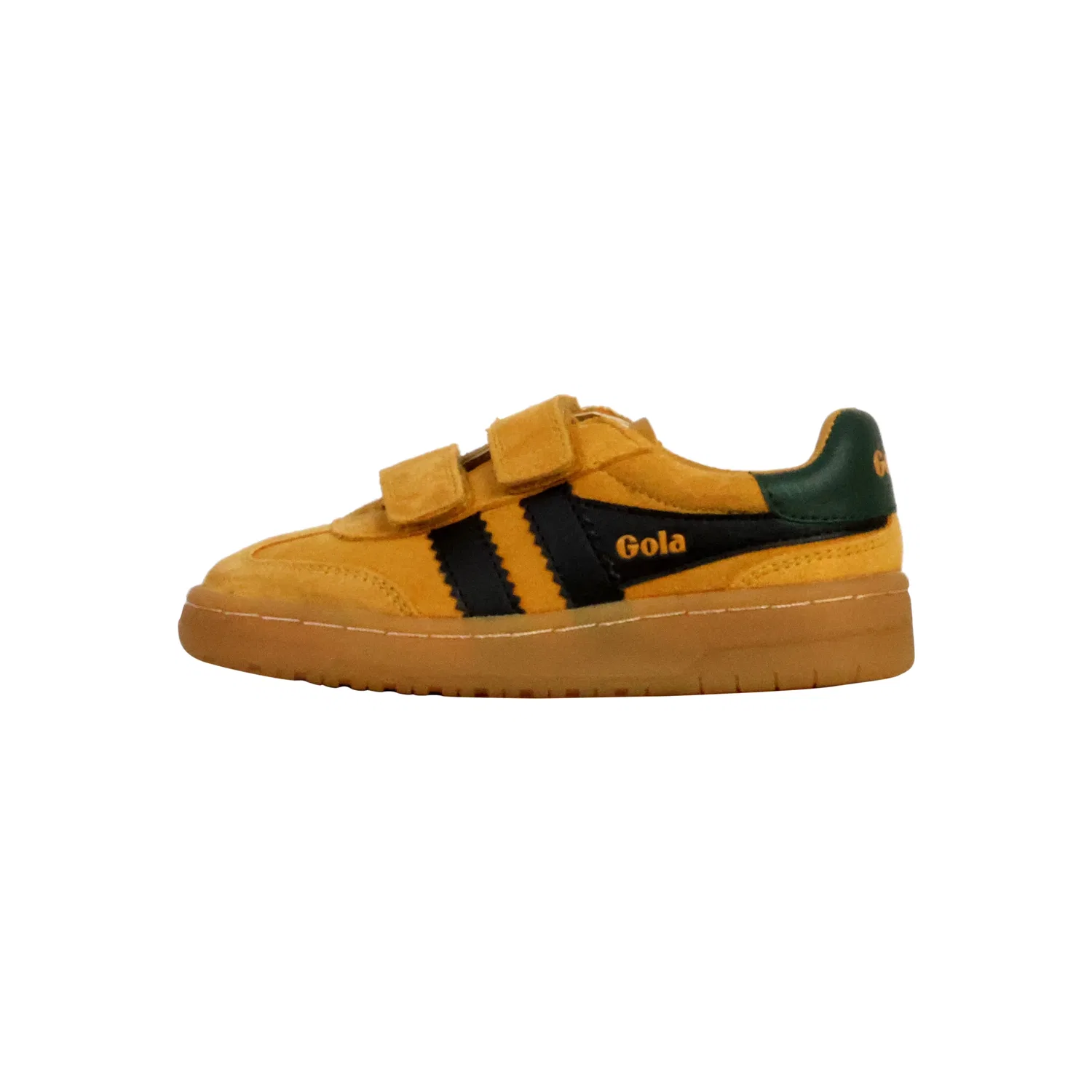 Кроссовки низкие детские из кожи Viper Strap Gola, желтый
