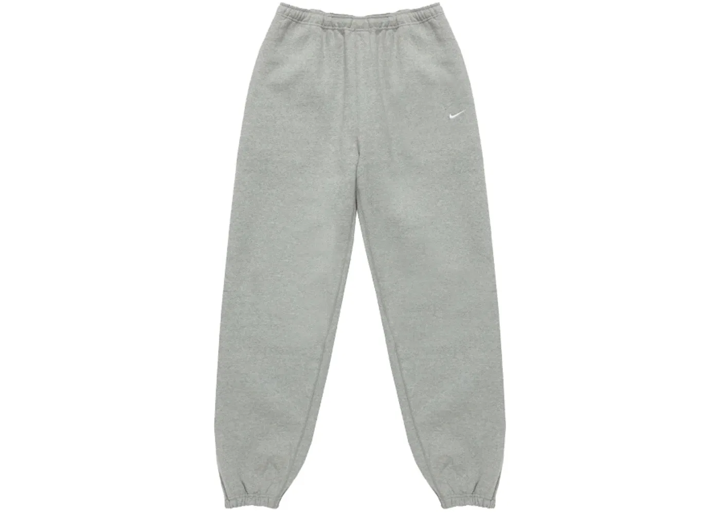 Женские спортивные штаны с флисом Nike Solo Swoosh, Dark Grey/White