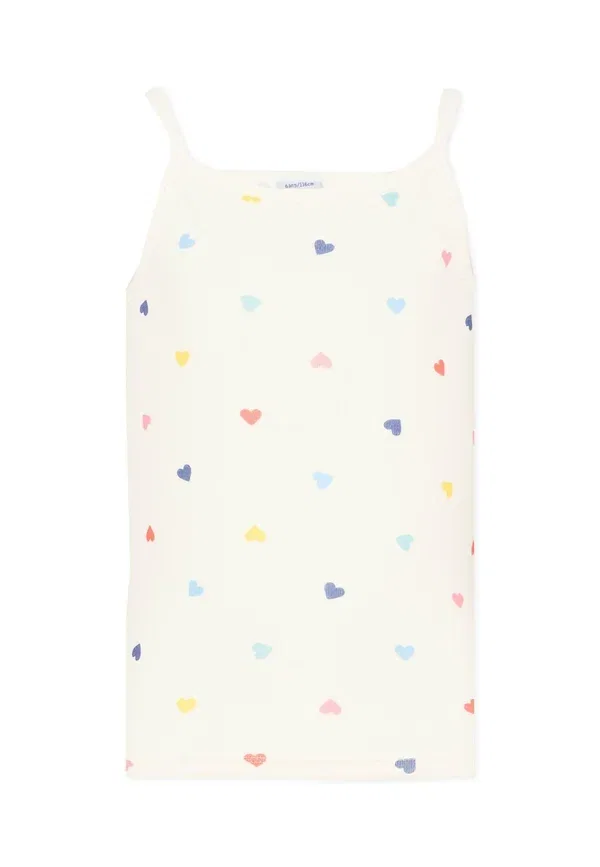Комплект из 2 футболок на бретелях из хлопка Petit Bateau, multi-coloured, мультиколор — фото 3