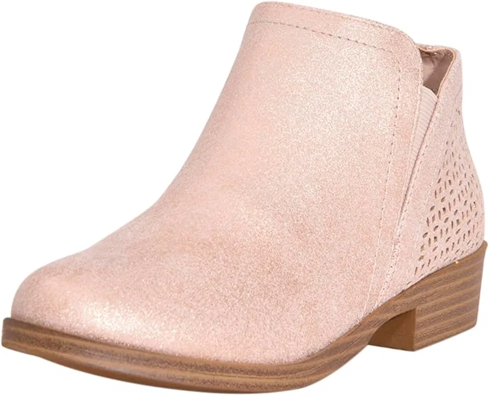 Детские сапоги для девочек до щиколотки MIA Kids, Blush Glitter-Bls