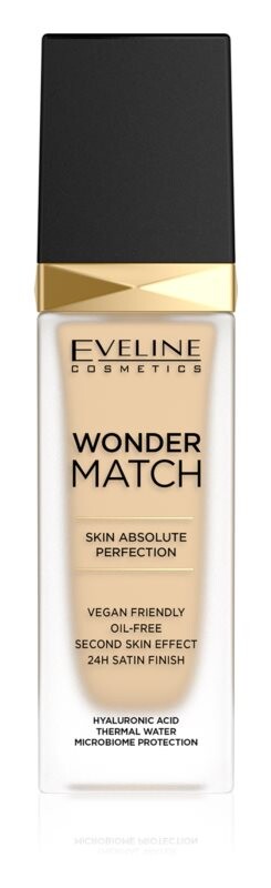 

Стойкая жидкая основа с гиалуроновой кислотой Eveline Cosmetics Wonder Match, оттенок 05 Light Porcelain 30 мл