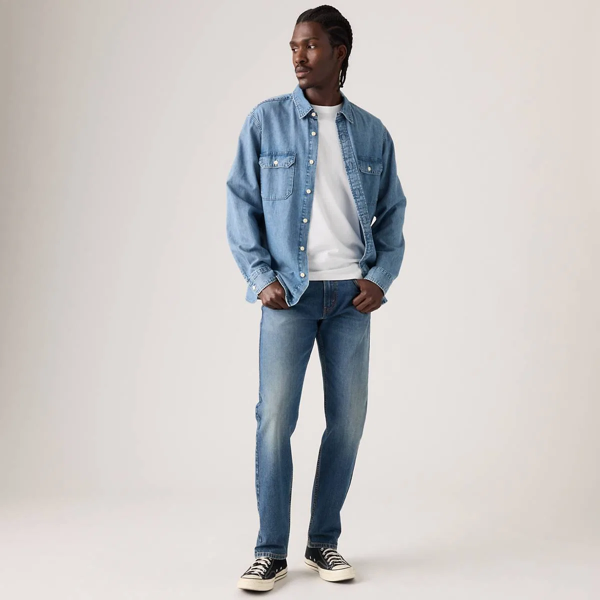 Мужские джинсы 502 зауженного кроя Levi's, Top Tune Advanced Stretch - Medium Wash
