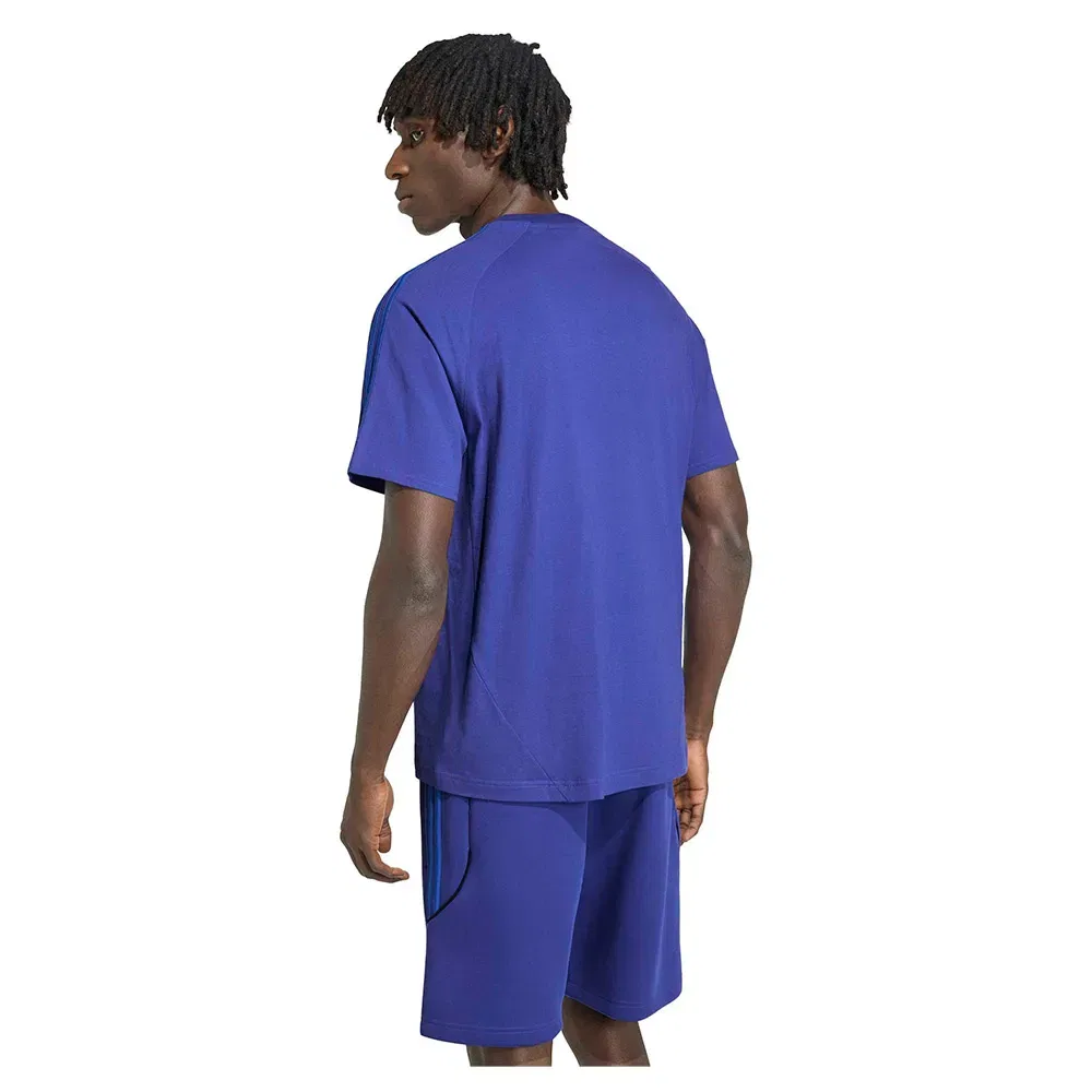 Мужская футболка с принтом Spacer Teamgeist 26 Cutline Adidas Originals, Blue — фото 2