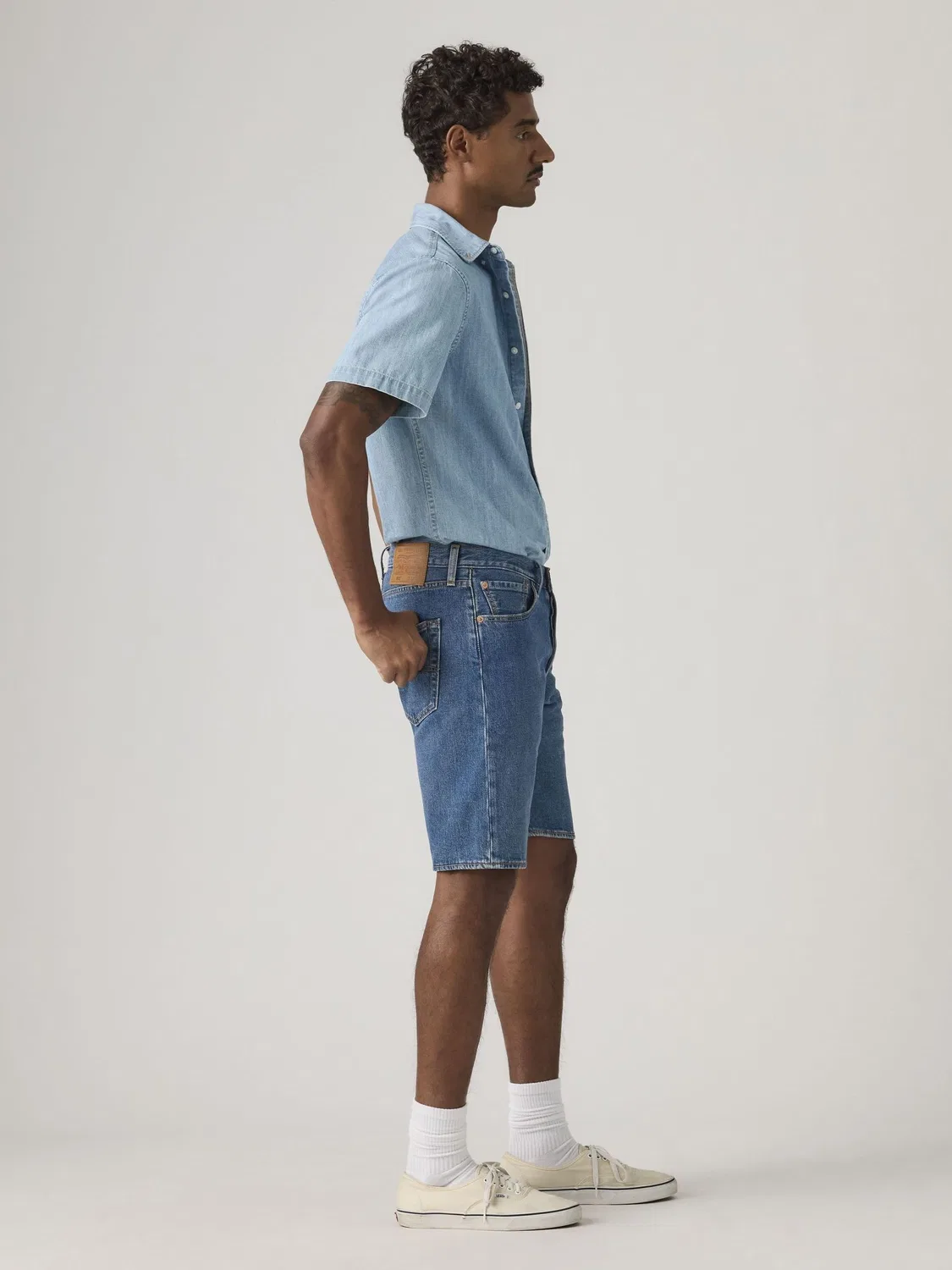 Джинсовые шорты Levi's Natural 501 — фото 2