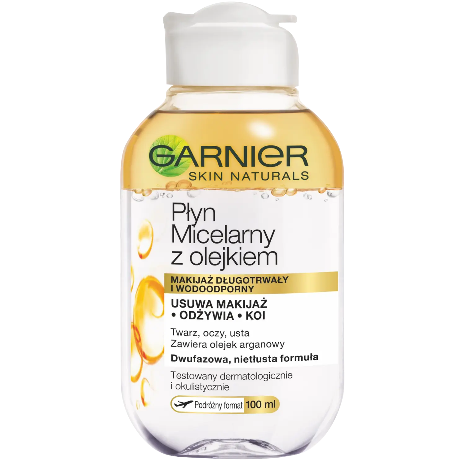 

Garnier мицеллярная жидкость с маслом для снятия макияжа с лица, 100 мл