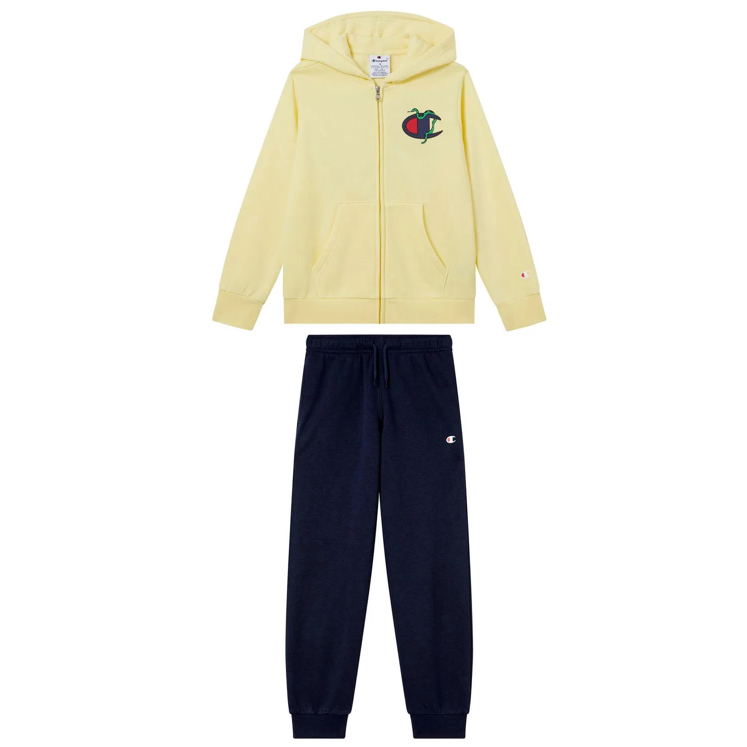 Детский спортивный костюм с капюшоном Champion, Yellow
