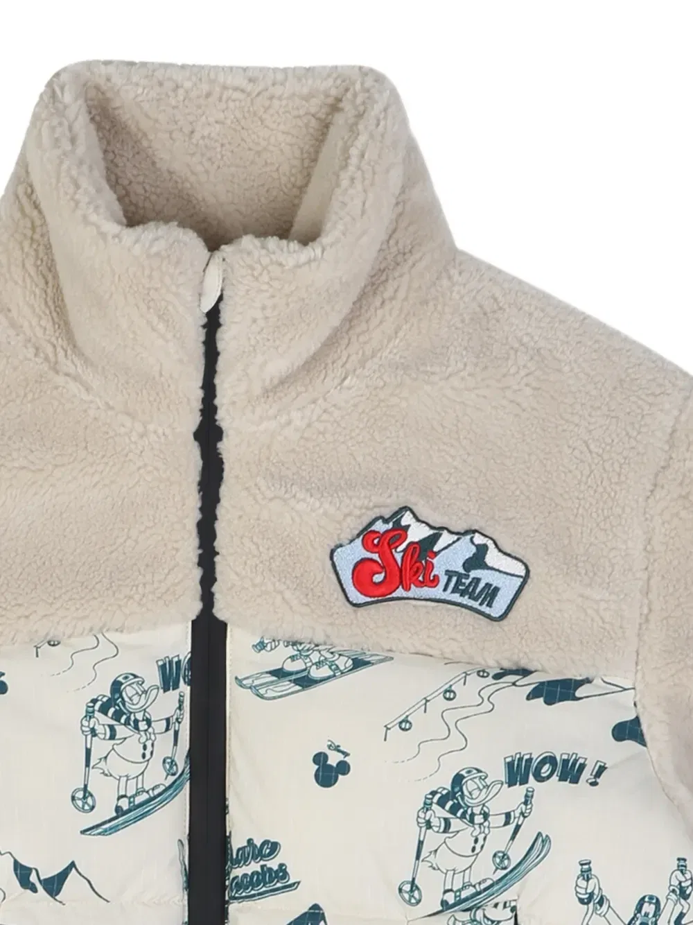 Куртка с флисовыми вставками из коллаборации с Disney Marc Jacobs Kids, бежевый — фото 3