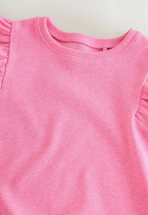 Футболка хлопок Marskineliai su spaudiniu Next, Bright Pink, розовый — фото 4