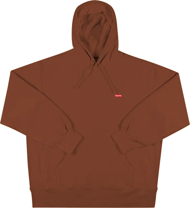 

Толстовка Supreme Enamel Small Box Hooded Sweatshirt 'Brown', коричневый