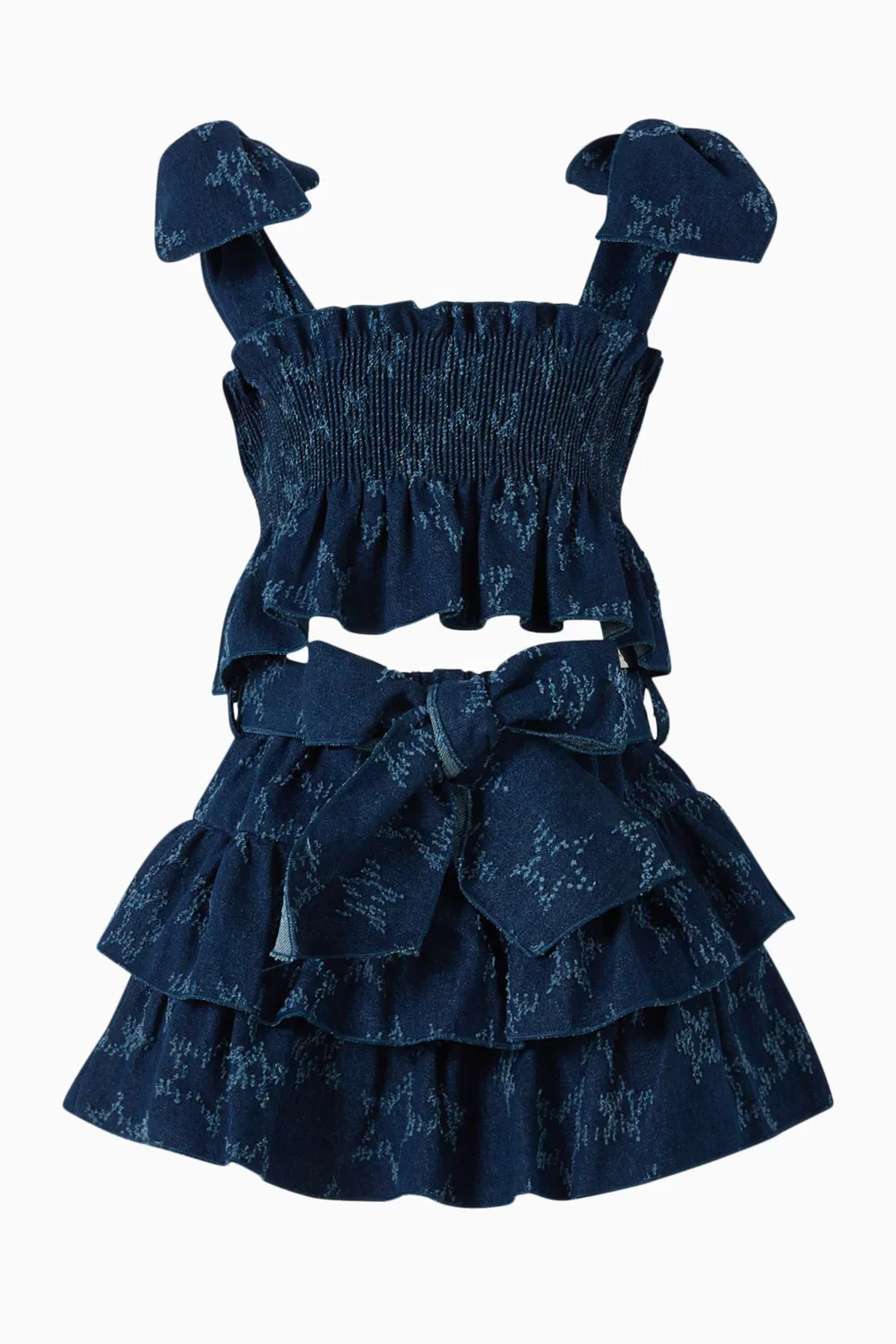 Топ с принтом звезд Shirred Star-motif Phi Clothing — фото 2