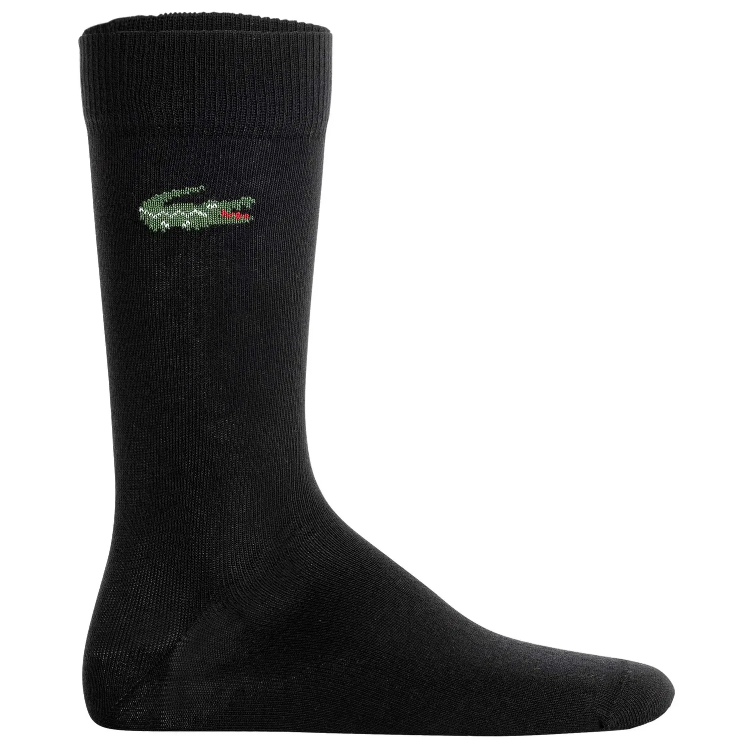 Носки Lacoste Black, 6 пар, Классические, Черные — фото 2