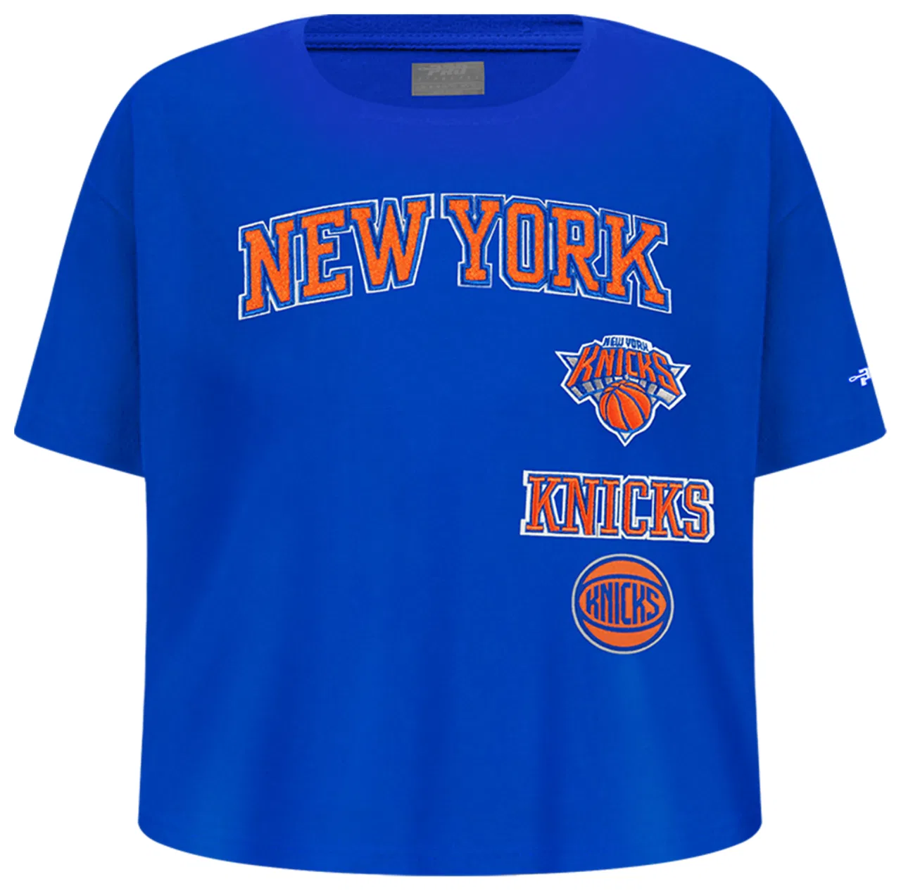 Детская футболка для девочек с принтом Retro Classic Ss Boxy Tee Pro Standard, Royal Blue