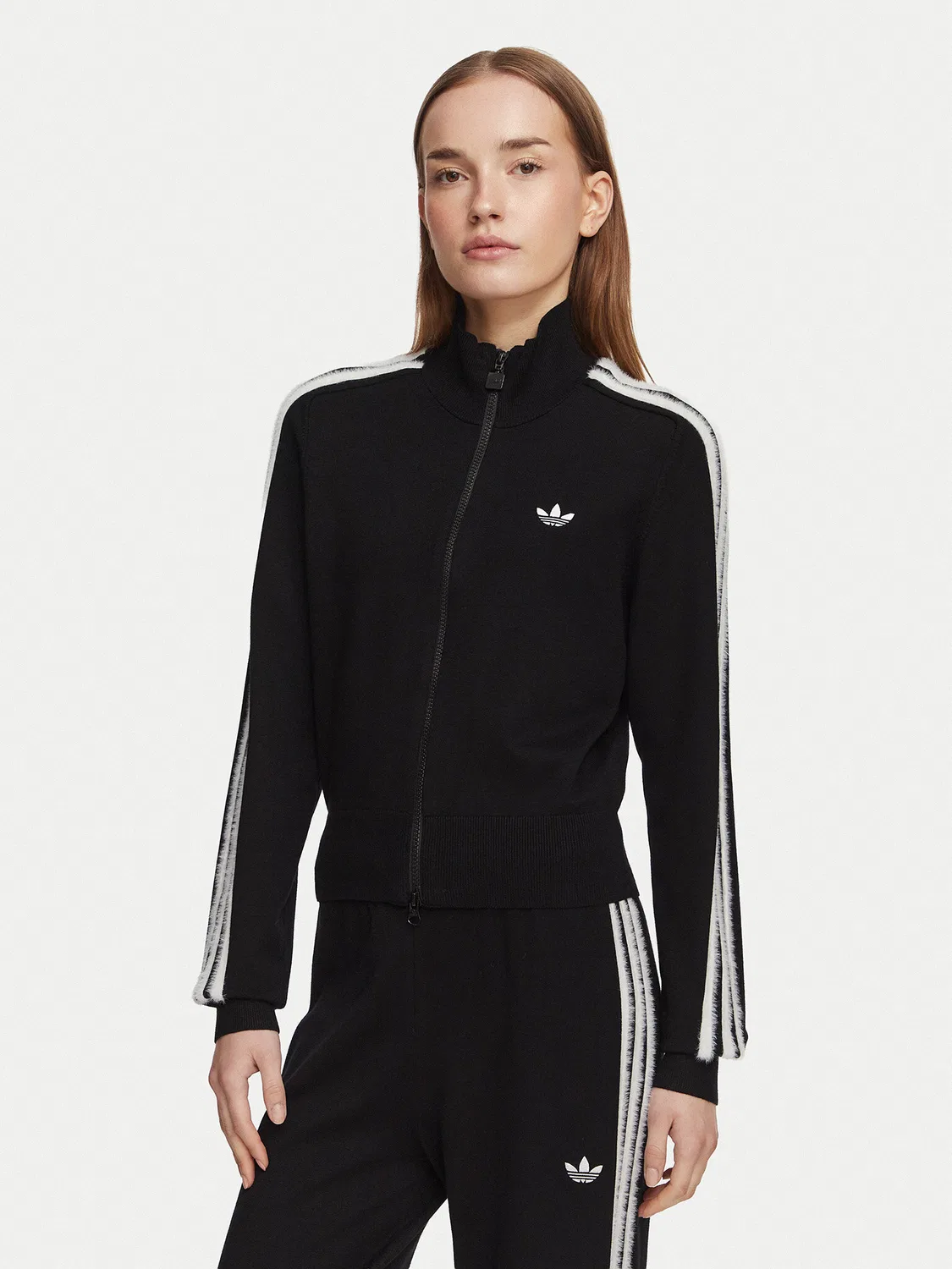 Женский кардиган приталенного кроя Firebird Adidas, черный