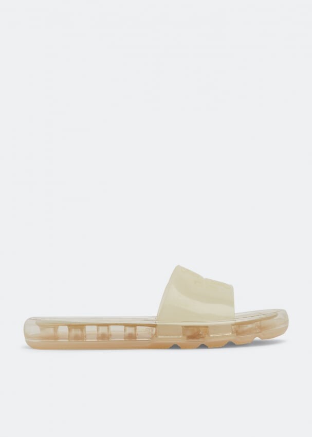 

Шлепанцы TORY BURCH Bubble Jelly slides, желтый