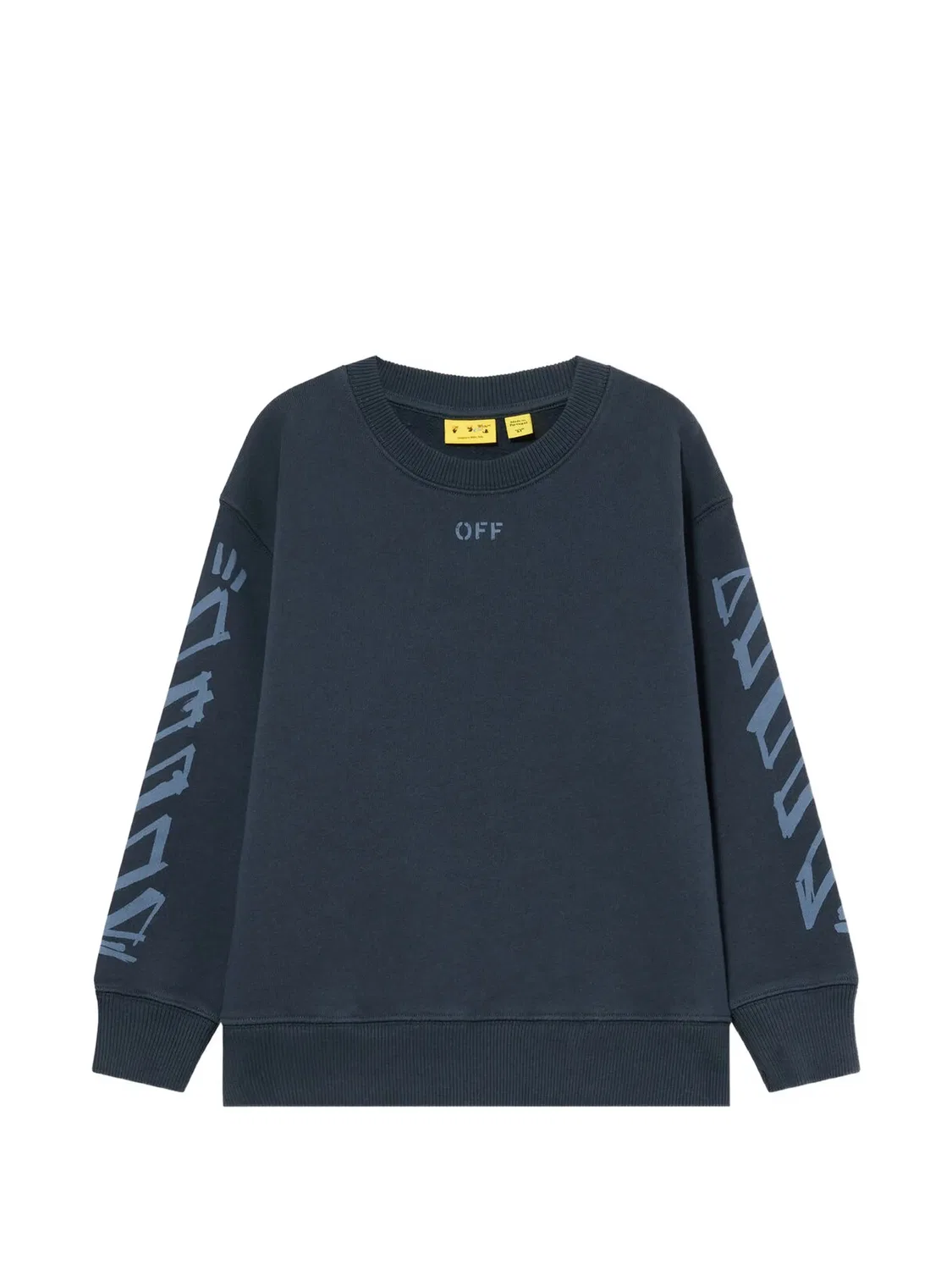 Свитшот Diag Marker из хлопка OFF-WHITE, синий