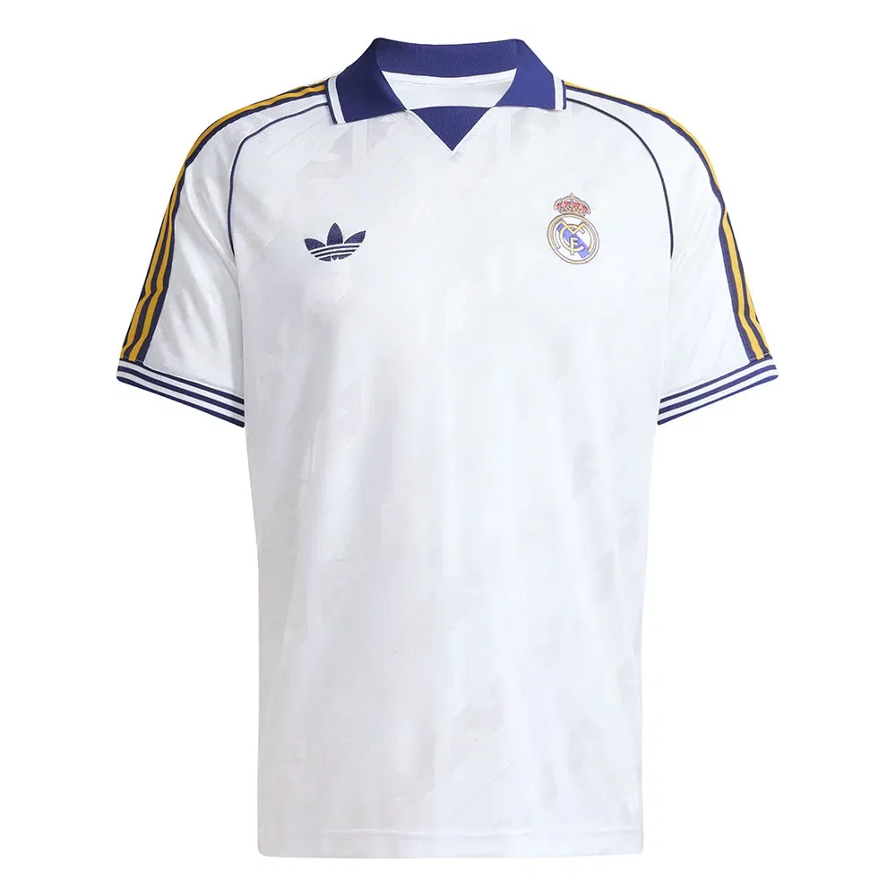 Мужская футболка с принтом Real Madrid Originals Adidas, White — фото 3