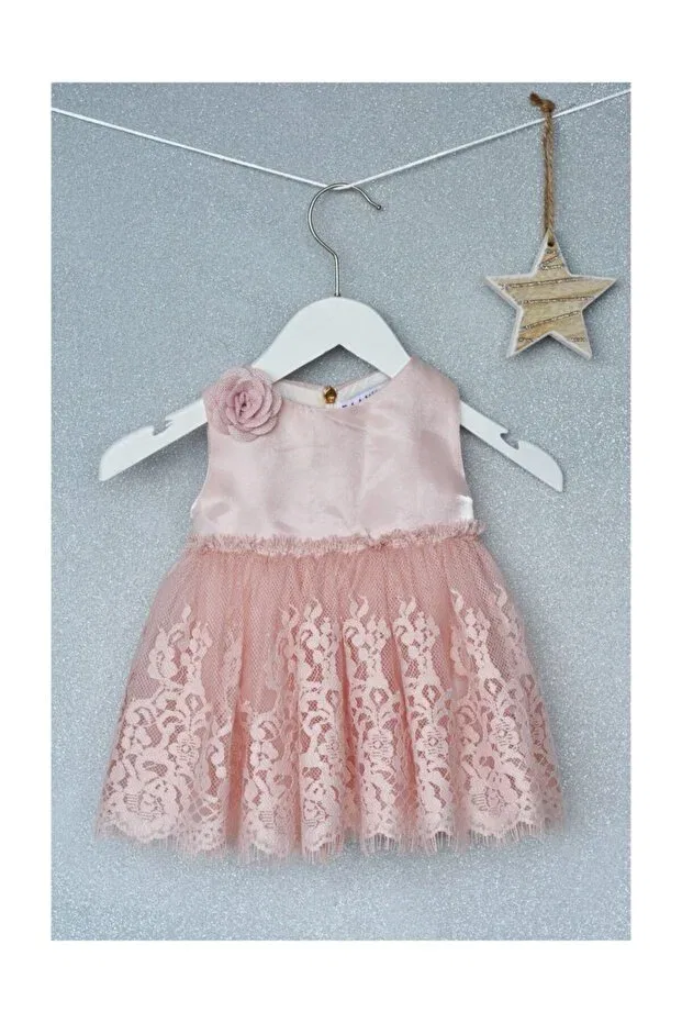 Детское платье для девочек кружевное Elly'S, Pudded Pink