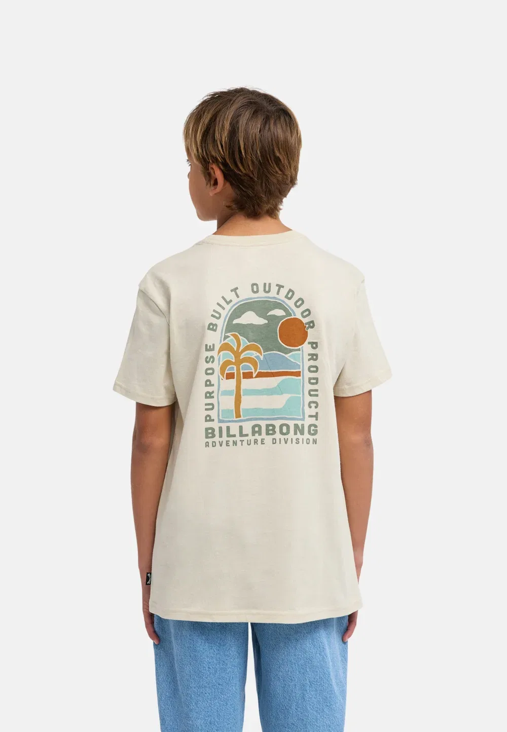Одежда Jungen 8-16|топы ebbzt00251 - футболка с принтом Billabong, Oat — фото 2
