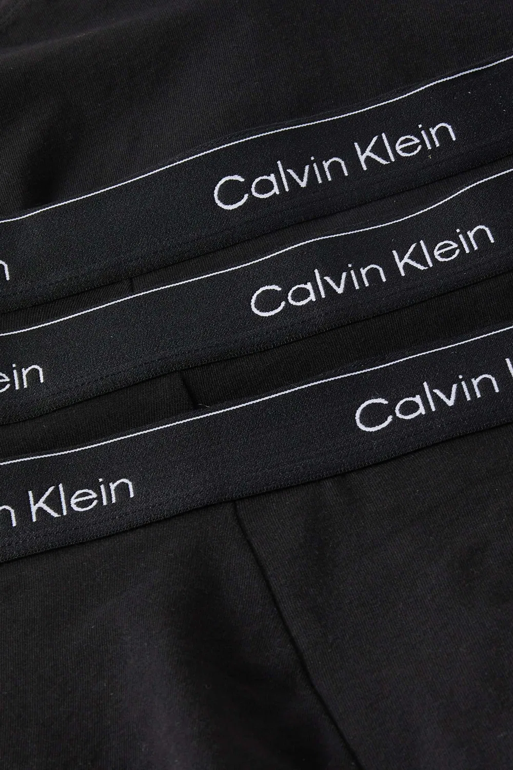 Трусы-боксеры хлопковые комплект из 3 штук Calvin Klein, черный — фото 2