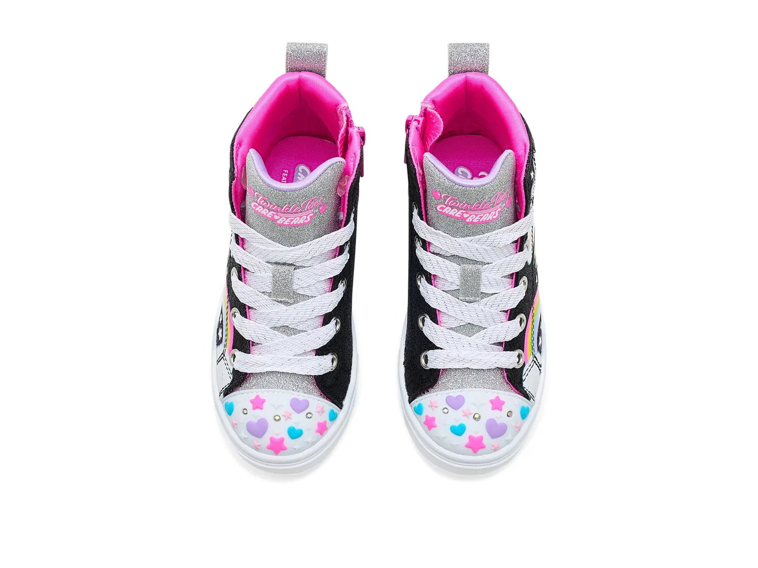 Кроссовки X Care Bear-S Lights-Twinkle Sparks - Forever Care Bears 314491L (для маленьких детей) Skechers Kids, Black/Multi — фото 3
