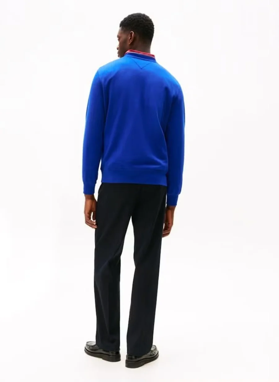Свитшот Tommy Hilfiger Essential Seasonal Fleece, синий — фото 3