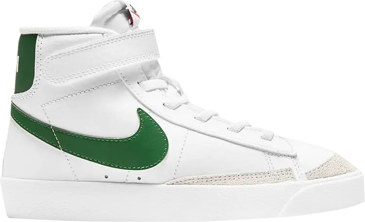 

Кроссовки Nike Blazer Mid '77 PS 'White Pine Green', белый