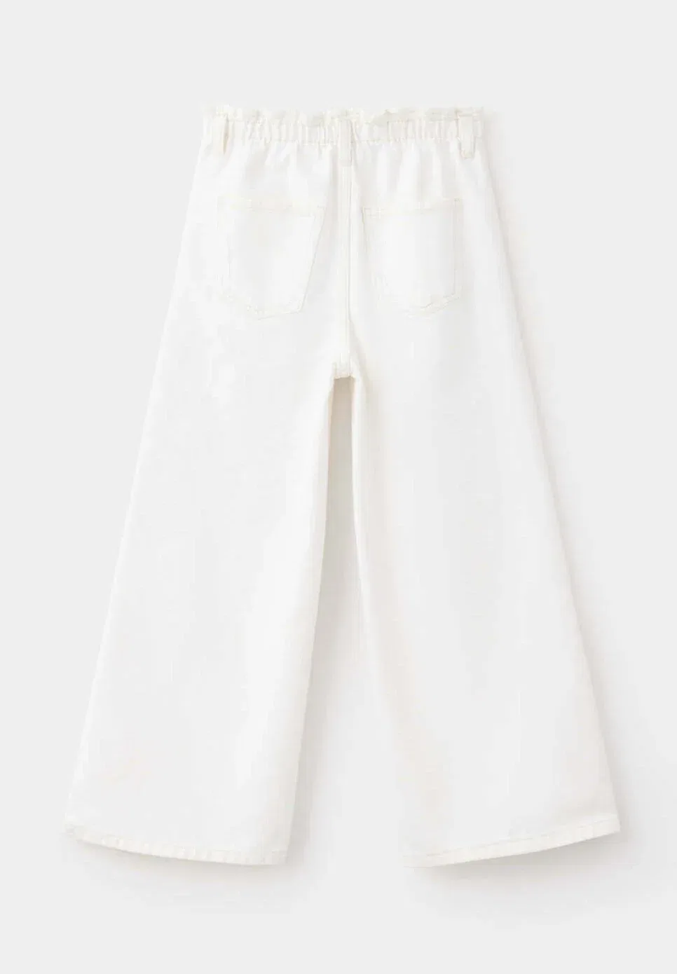 Детские джинсы свободного кроя Mango Kids, Off White — фото 3