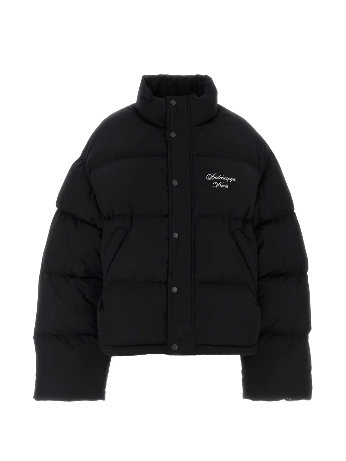 Пуховик из хлопка Balenciaga, черный