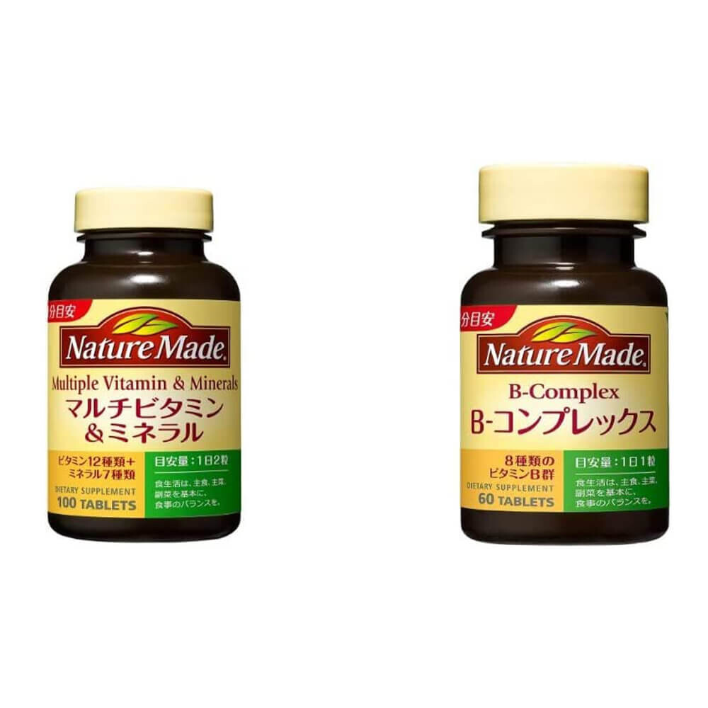 

Набор Nature Made Multivitamin & Mineral и Nature Made B-Complex, 2 предмета, 100 и 60 капсул