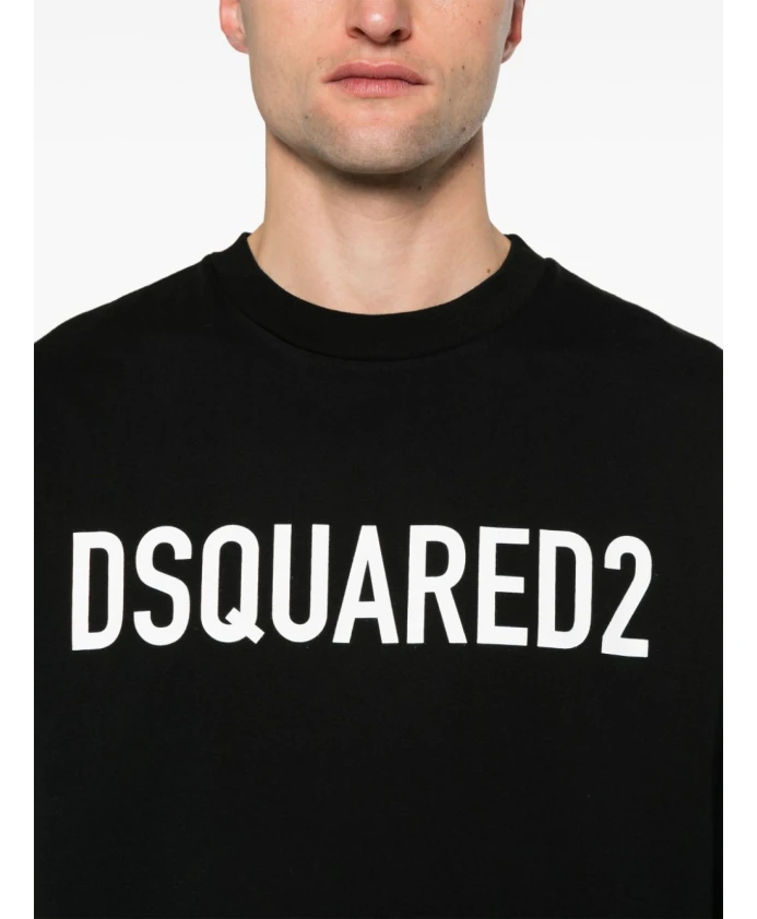 Черная базовая футболка Dsquared2, черный — фото 3