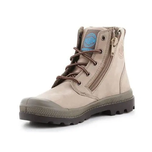 Детские водонепроницаемые ботинки Pampa HI Lea Gusset Palladium, Beige — фото 4