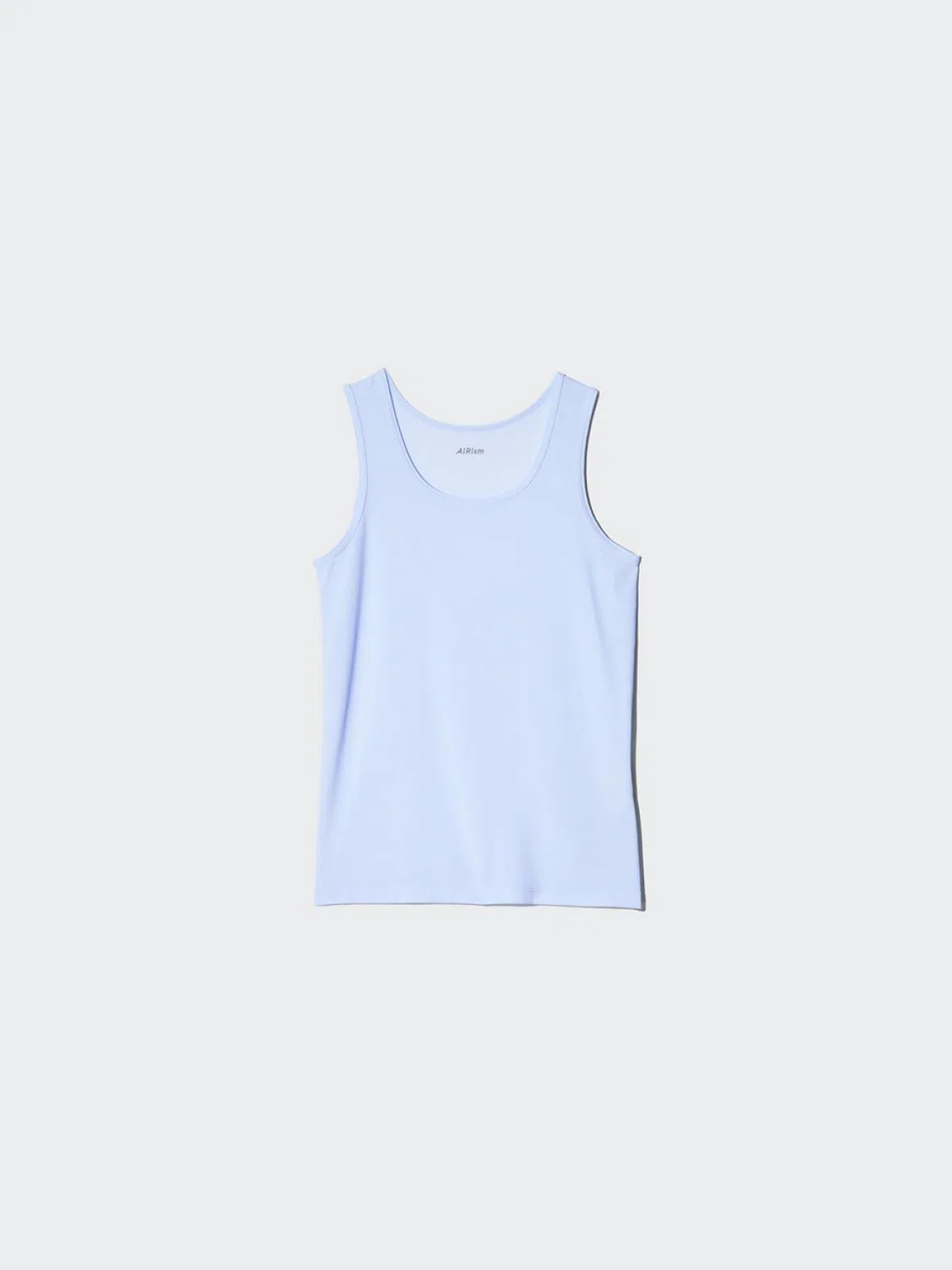 Майка-безрукавка детская сетчатая AIRism Uniqlo, светло-синий