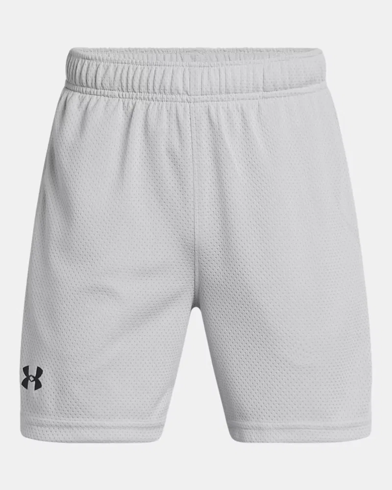 Шорты с длиной по внутреннему шву 12,7 см из легкой дышащей сетки UA Tech Mesh UnderArmour, Mod Gray/Black
