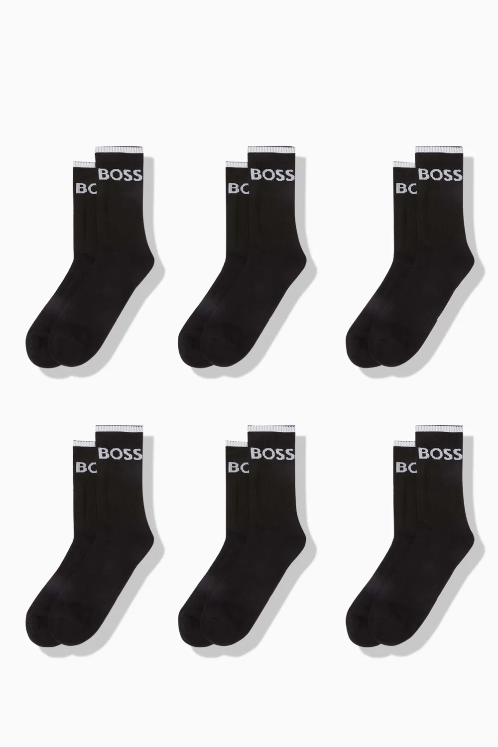 Носки комплект из 6 пар хлопковая смесь BOSS — фото 2