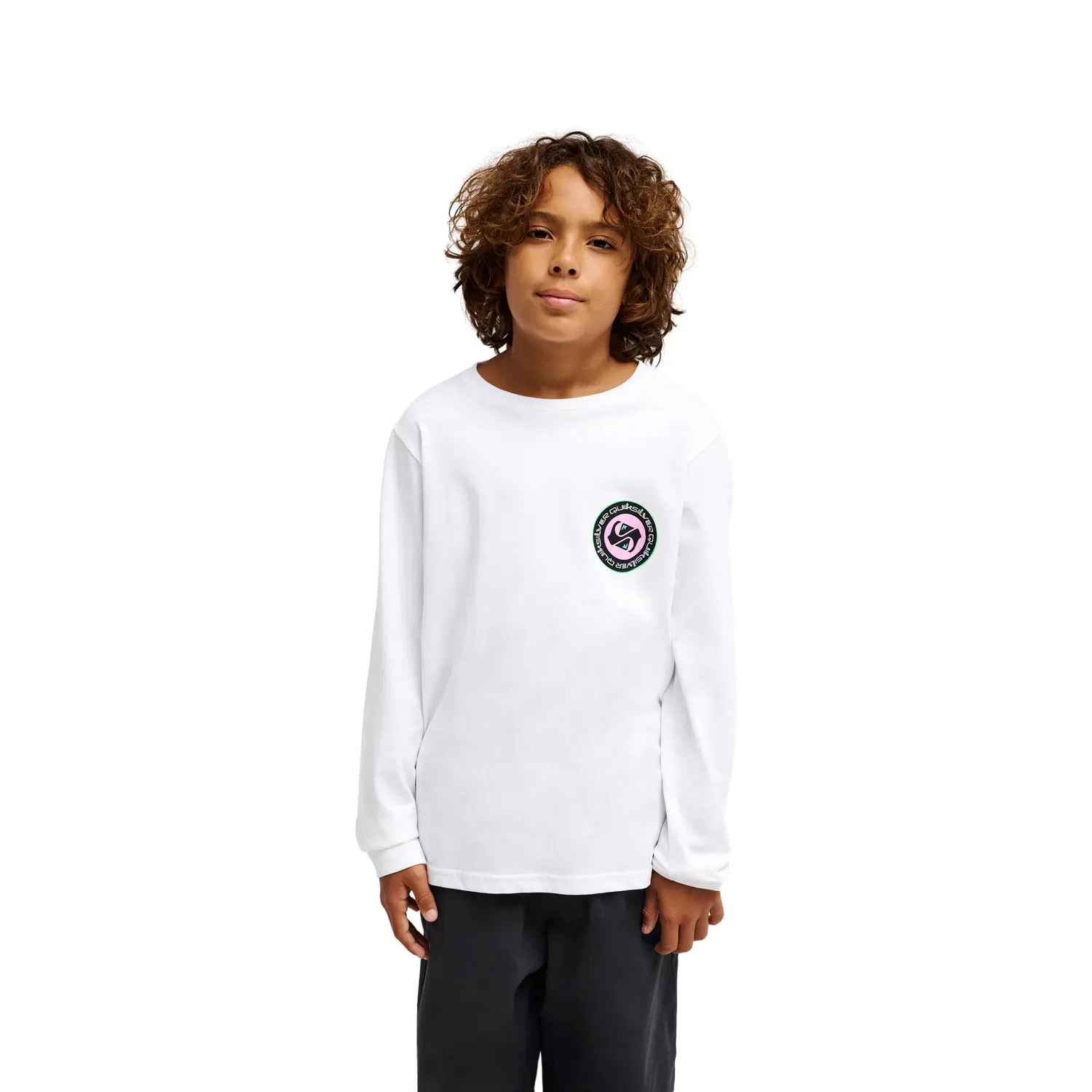 Детская футболка с длинным рукавом Quiksilver, Blanco