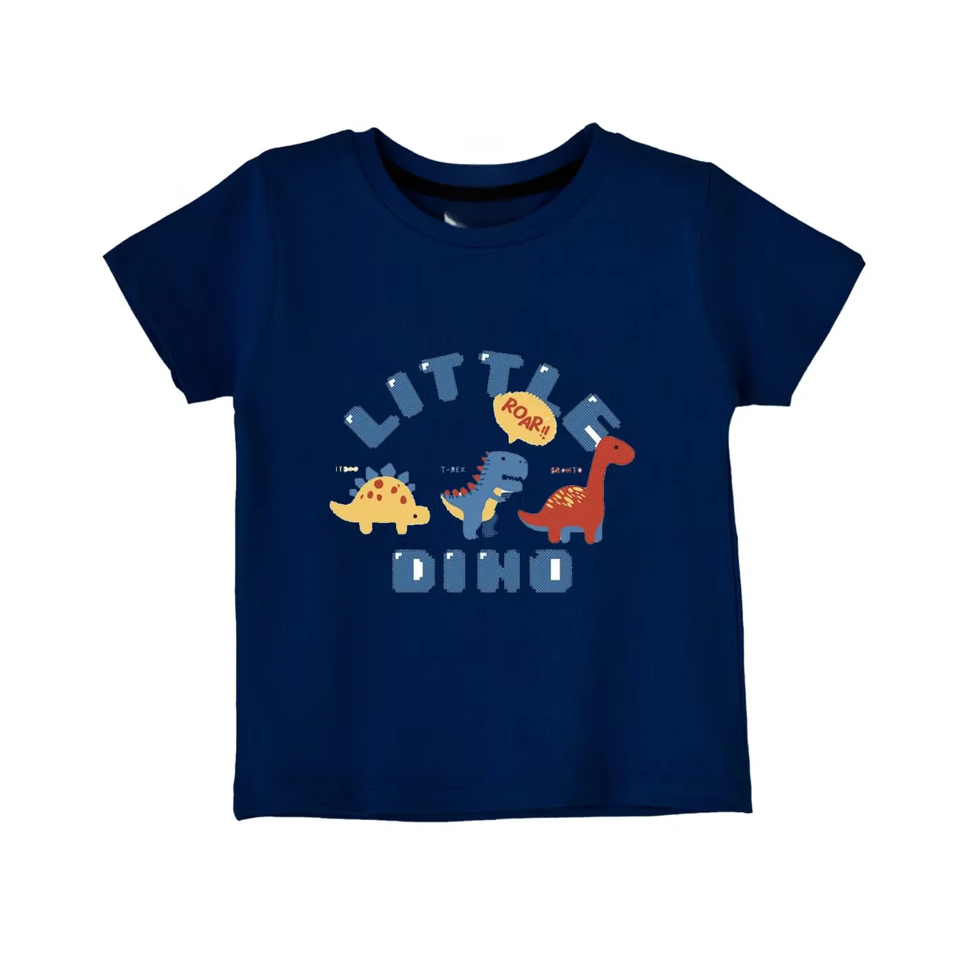Футболка с принтом динозавров Little Dino Roar Yoo Street, темно-синий