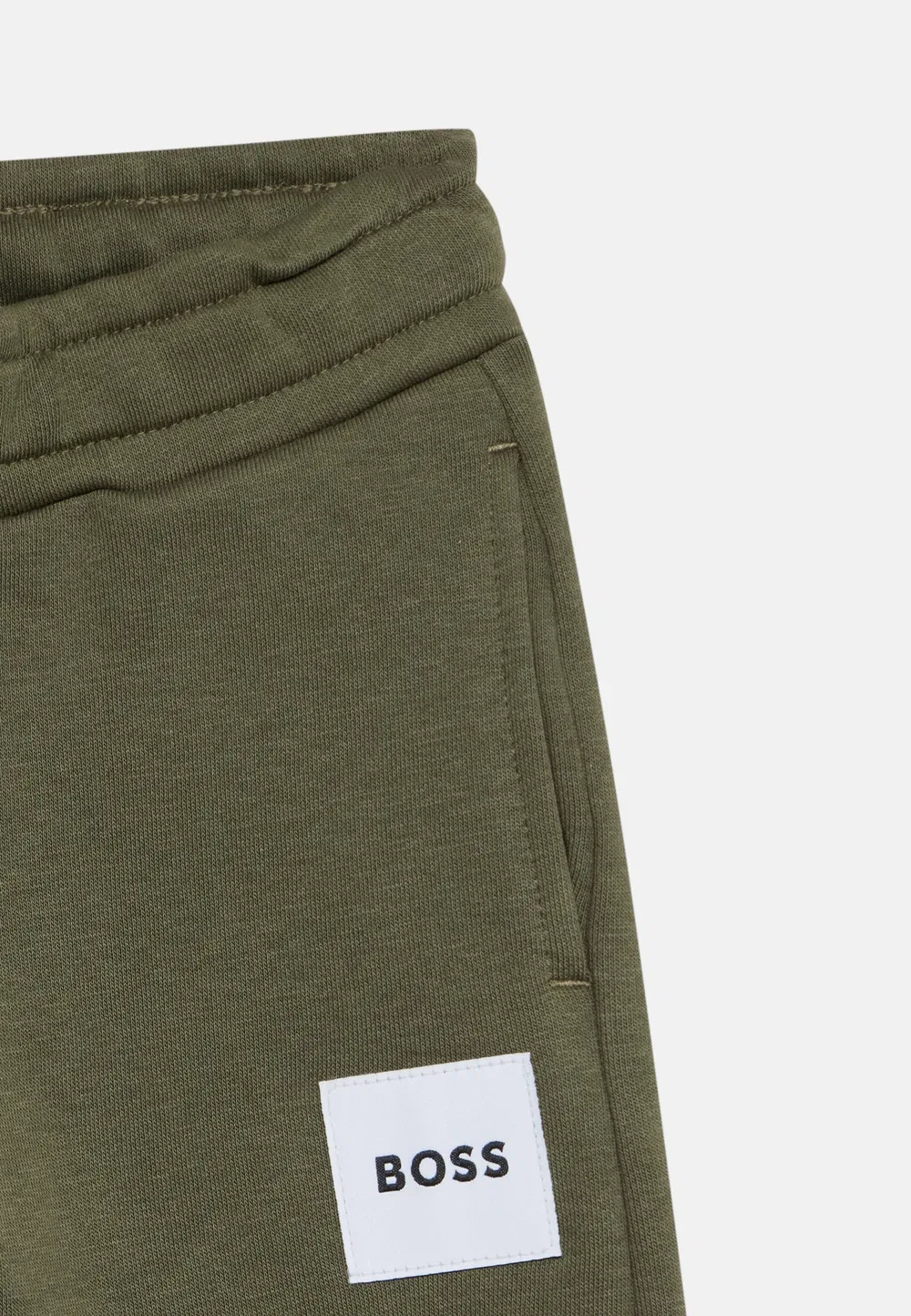 Детские и подростковые спортивные штаны - спортивные брюки Boss Kidswear, Olive Night — фото 4
