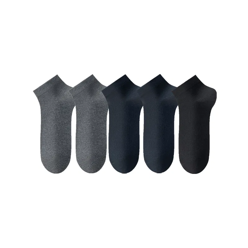 Детские носки-невидимки, комплект из 6 пар, MADALLO, Navy Blue 2+Medium Gray 2+Black