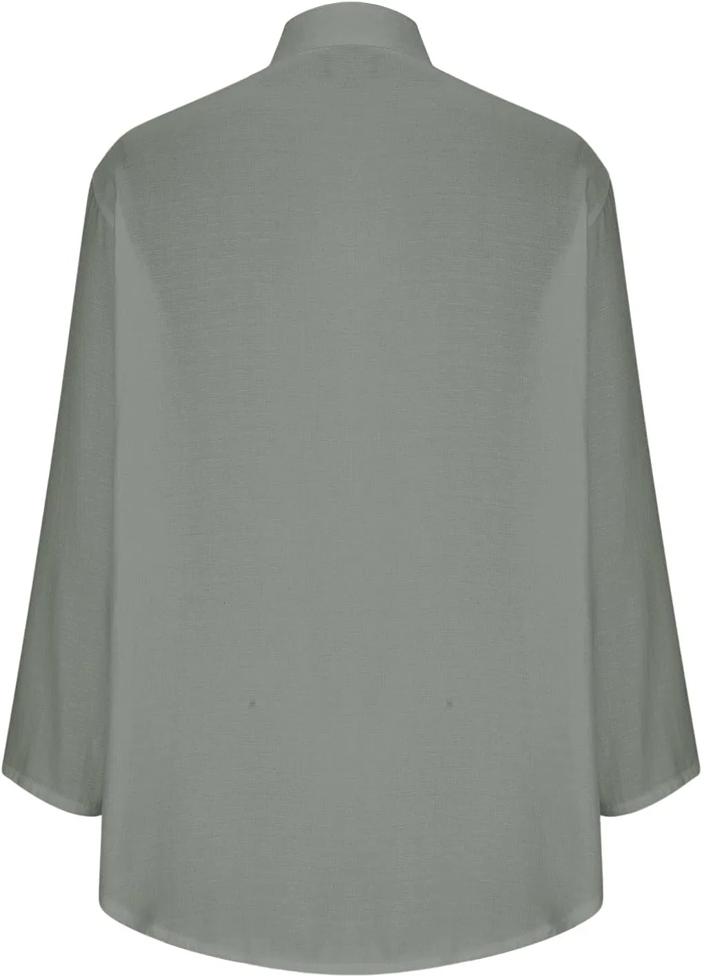 Женская свободная туника из хлопка и льна Pelang, Dark Gray — фото 4
