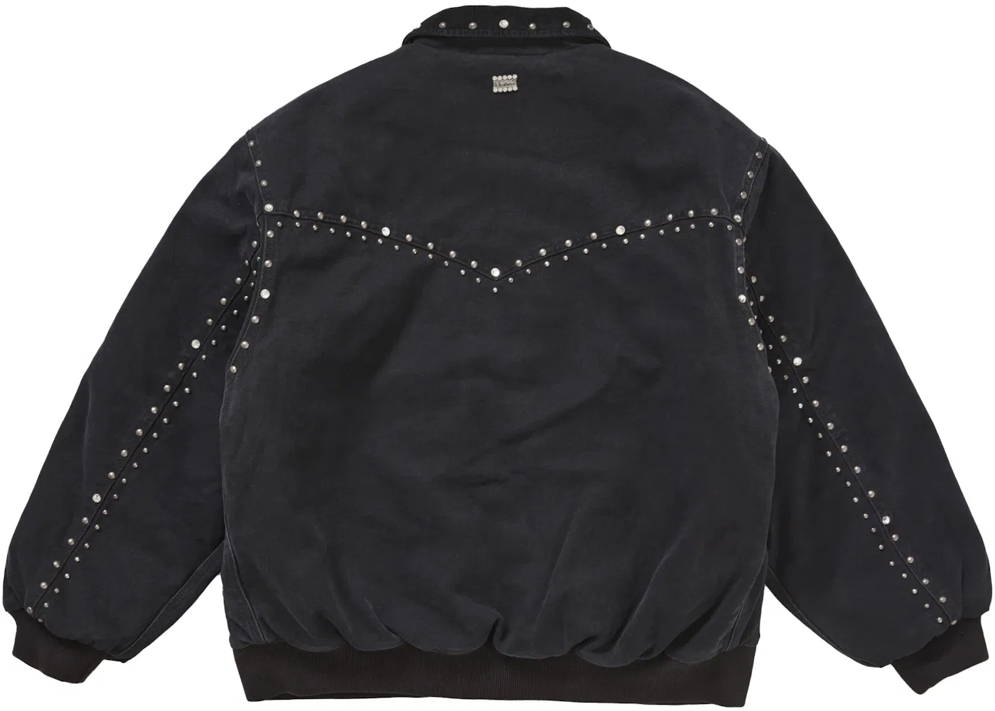 Мужская куртка с принтом Supreme b.b. Simon Studded Work Jacket Black, Black — фото 2