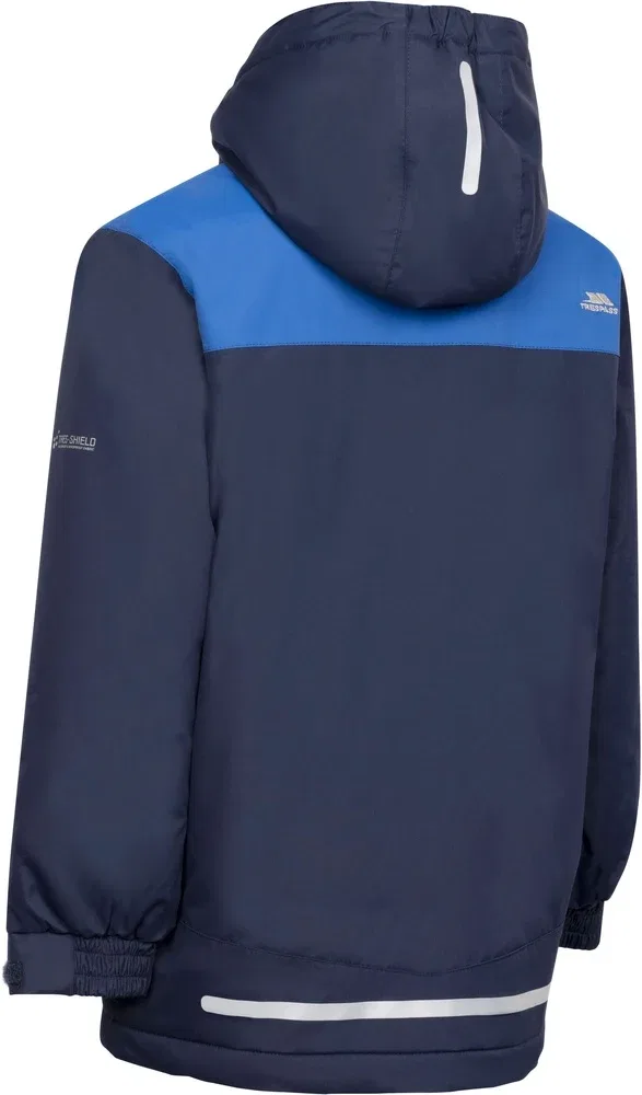 Детская дождевая куртка с капюшоном Terris Rain Jacket Trespass, синий — фото 2