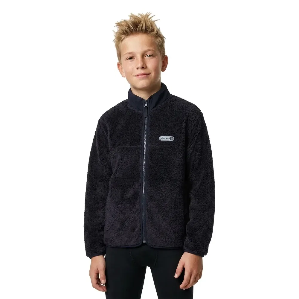 Детская куртка для мальчиков из флиса Classic Sherpa Element, Black — фото 3