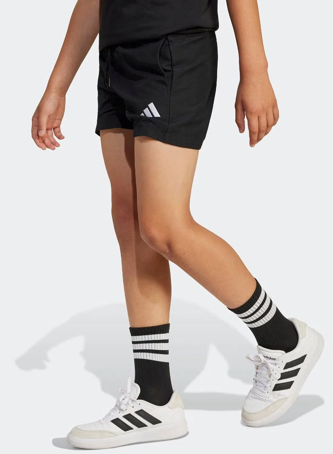Шорты спортивные с технологией Climacool Adidas, черный — фото 3