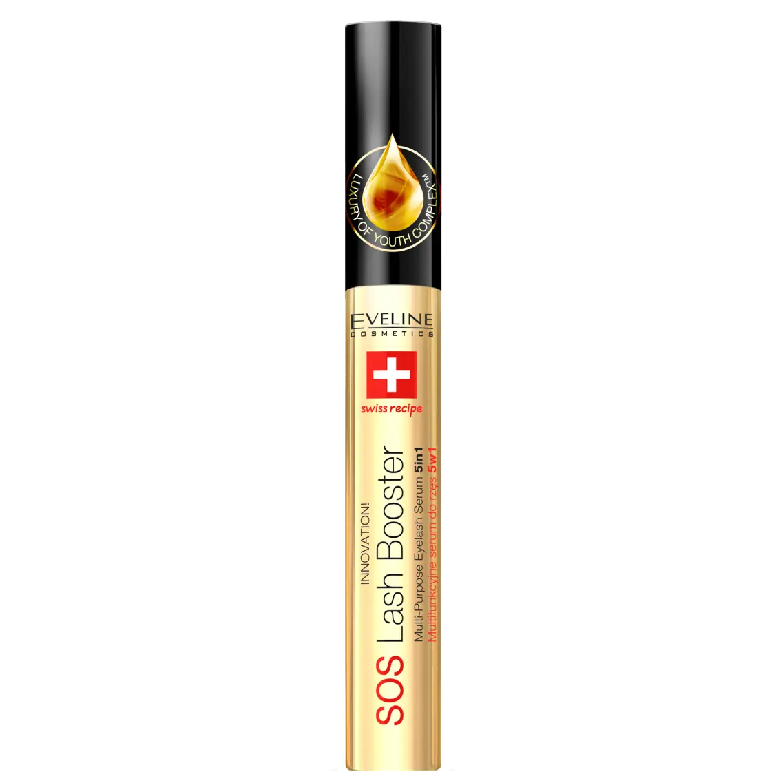 

Eveline Cosmetics SOS Lash Booster сыворотка для ресниц с аргановым маслом, 10 мл
