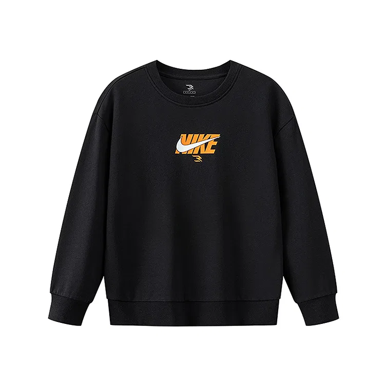 Детский свитшот с круглым вырезом Nike, Evergreen Color — фото 3