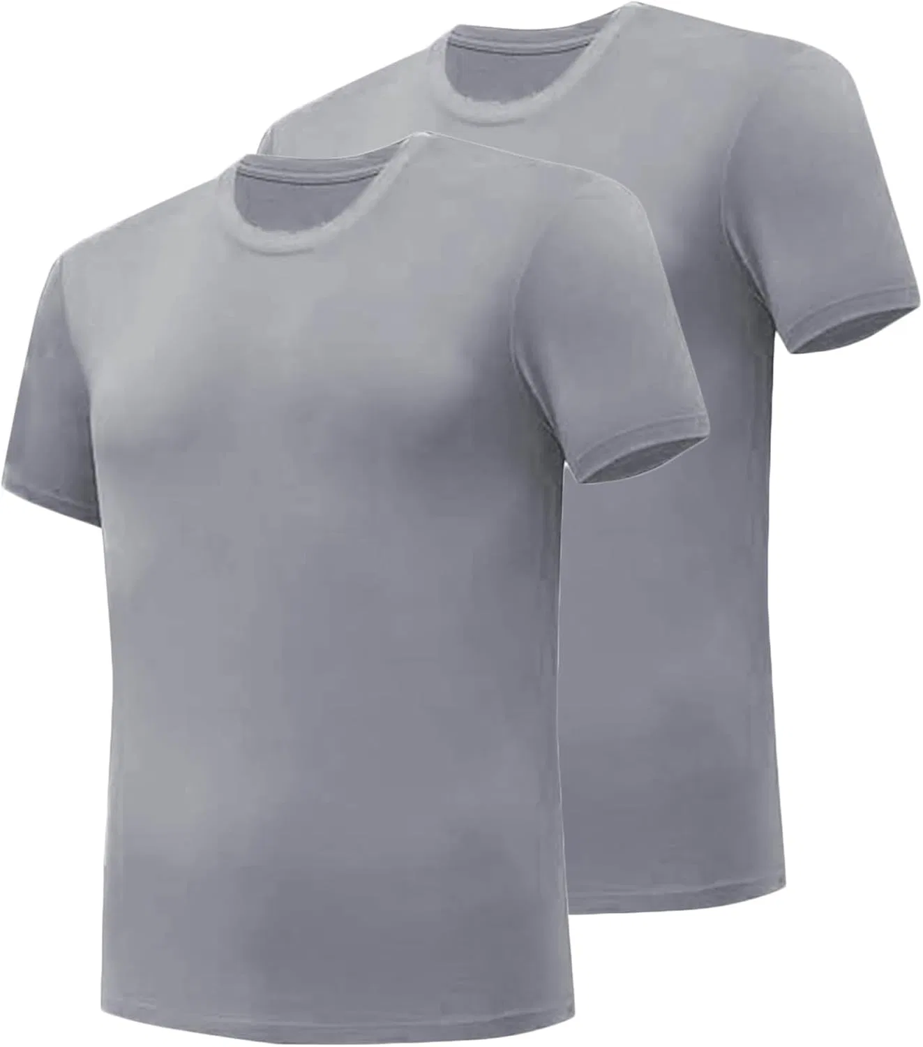Мужская спортивная футболка с коротким рукавом 2 шт., A01_gray