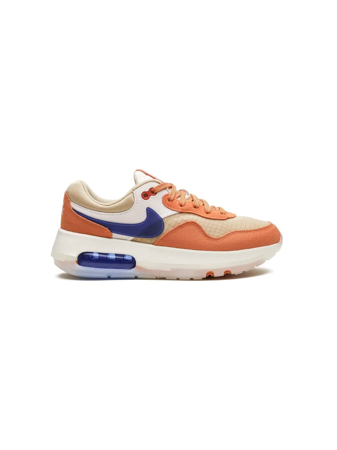 Кроссовки Air Max Motif "Sesame Game Royal" Nike, семечко/горячий карри/парусиновый/игровой королевский — фото 3
