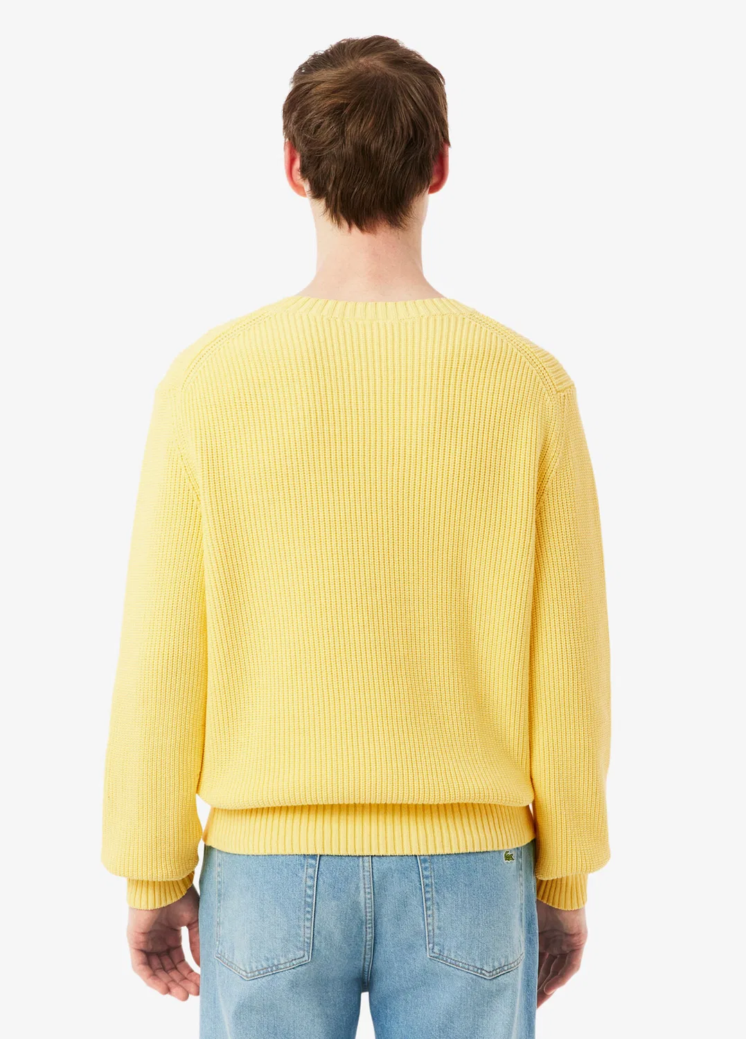 Свитер Lacoste Classic Fit, желтый — фото 3