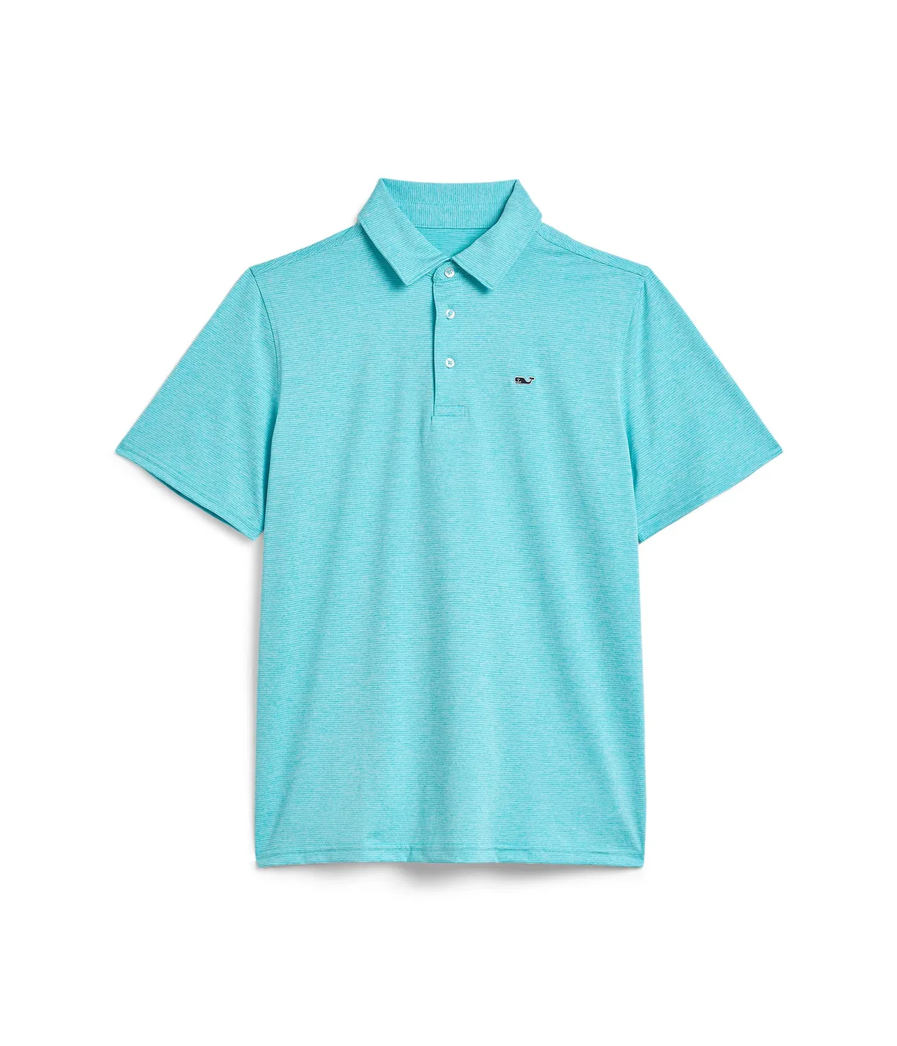 Поло St. Jean Stripe Sankaty (для малышей/детей постарше) Vineyard Vines Kids, Turqs Tejeda/White