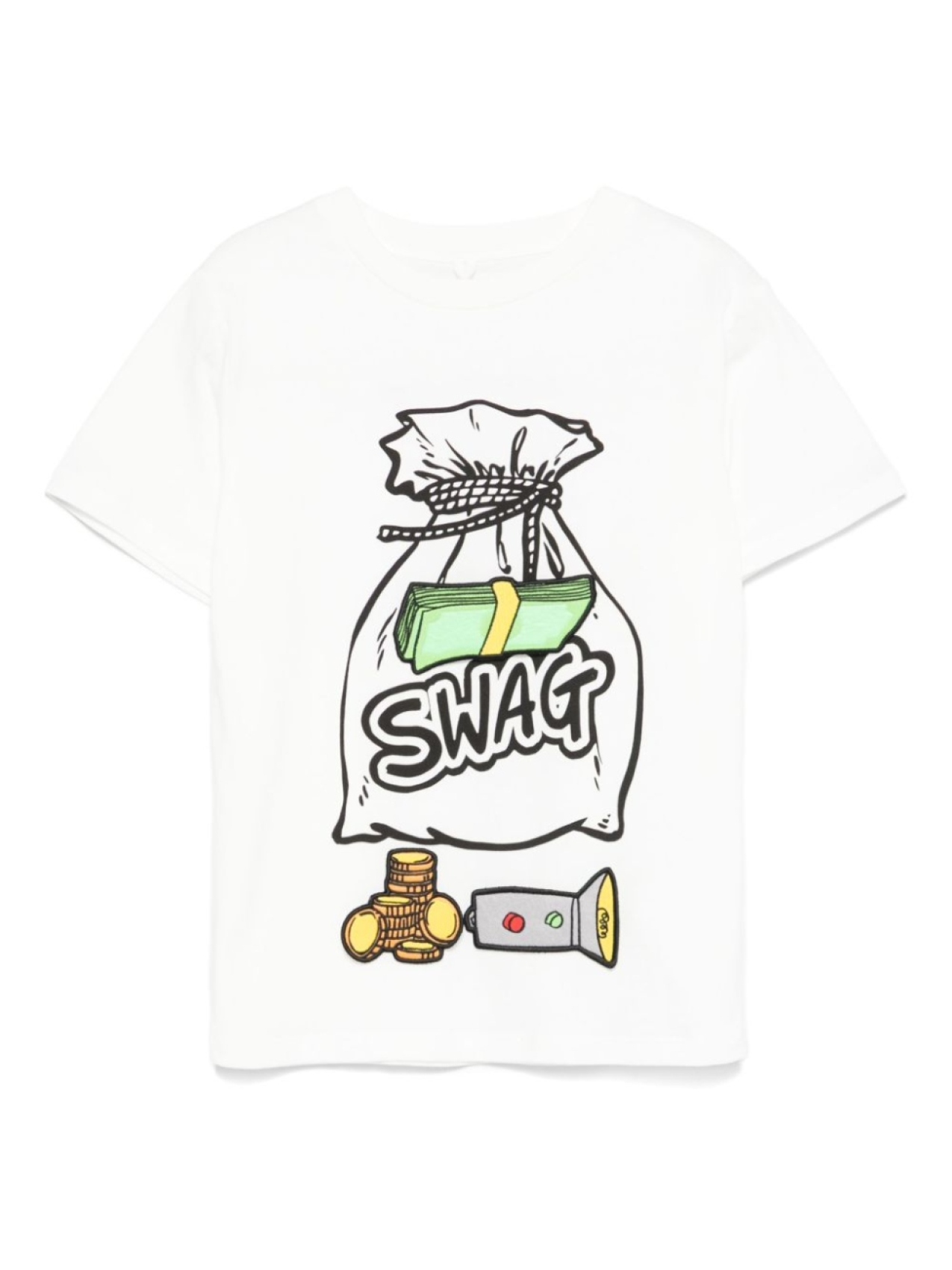 

Stella McCartney Kids футболка с принтом, белый